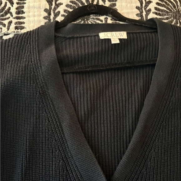 J. Crew Women's V-neck Cardigan - Cotton Blend, Size 2X - Picture 4 of 4
